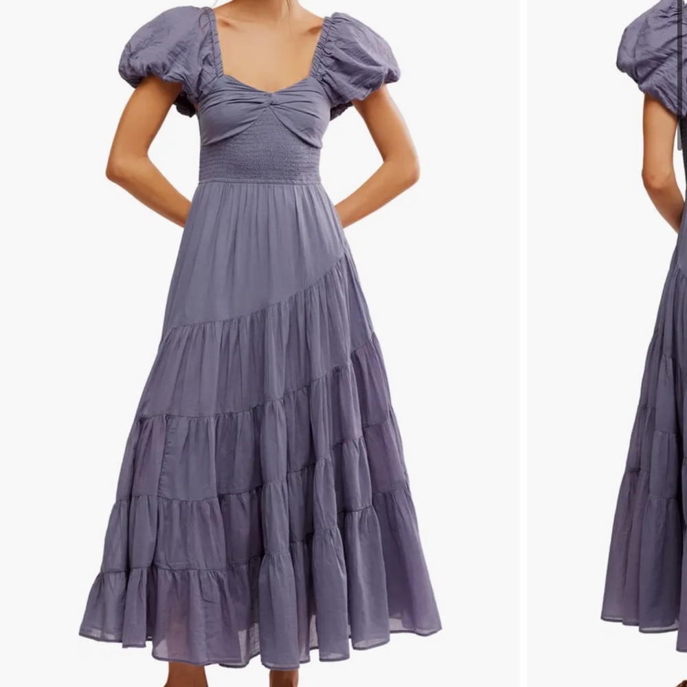 Elegant Lavender Maxi Dress